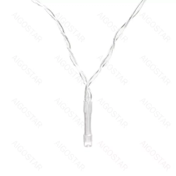 Lampki choinkowe-ozdobne na 3 baterie AA 100LED 10m Zimne